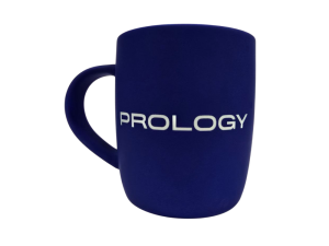 Перейти к просмотру продукта Кружка с покрытием soft-touch брендированная - PROLOGY синяя