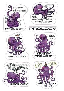Перейти к просмотру продукта Набор стикеров PROLOGY А5, 1 лист